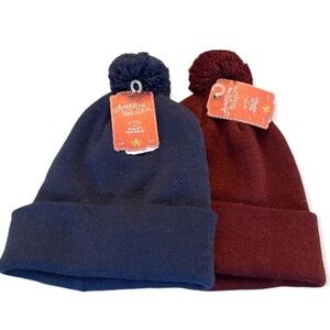 American Needle INC. - PomPom Cuffed Winter Hat